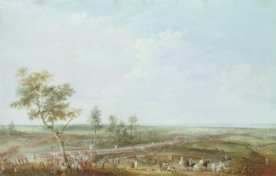 The Surrender of Yorktown, 19th October 1781, 1784 (gouache on vellum ...